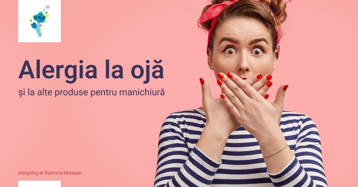 Alergie la ojă: reacție cutanată după manichiură